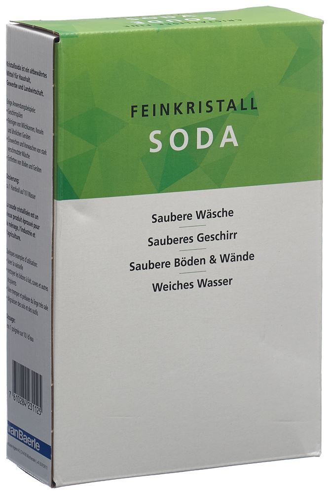 Soude Cristallisée fine Green pdr carton 1 kg