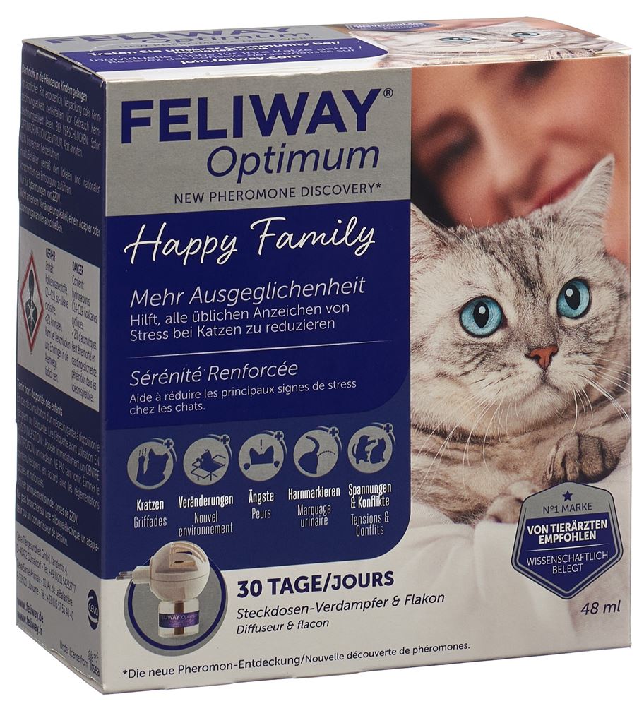 Feliway Optimum diffuseur avec recharge 48ml