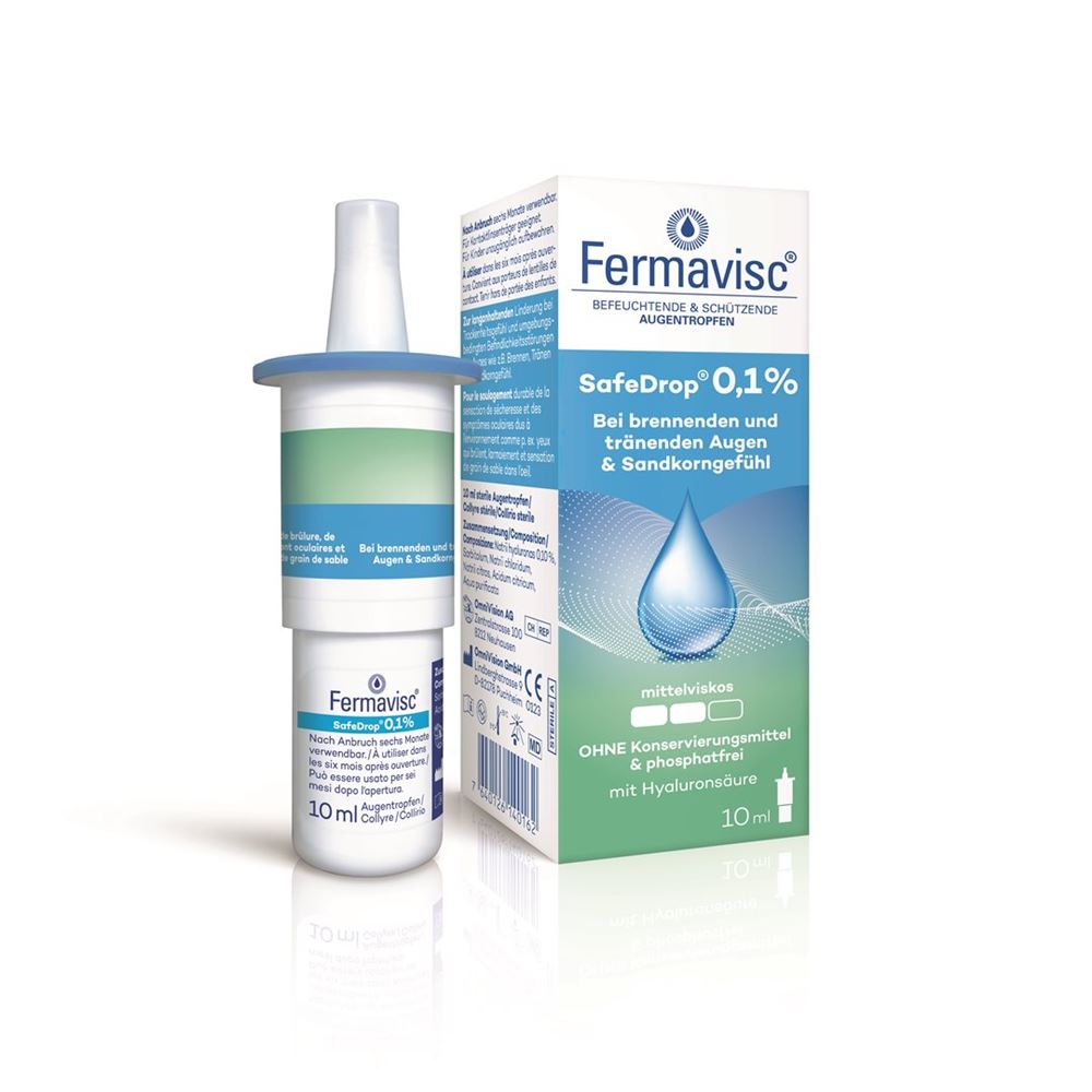 Image of Fermavisc SafeDrop Gtt Opht 0.1 % Fl 10 ml