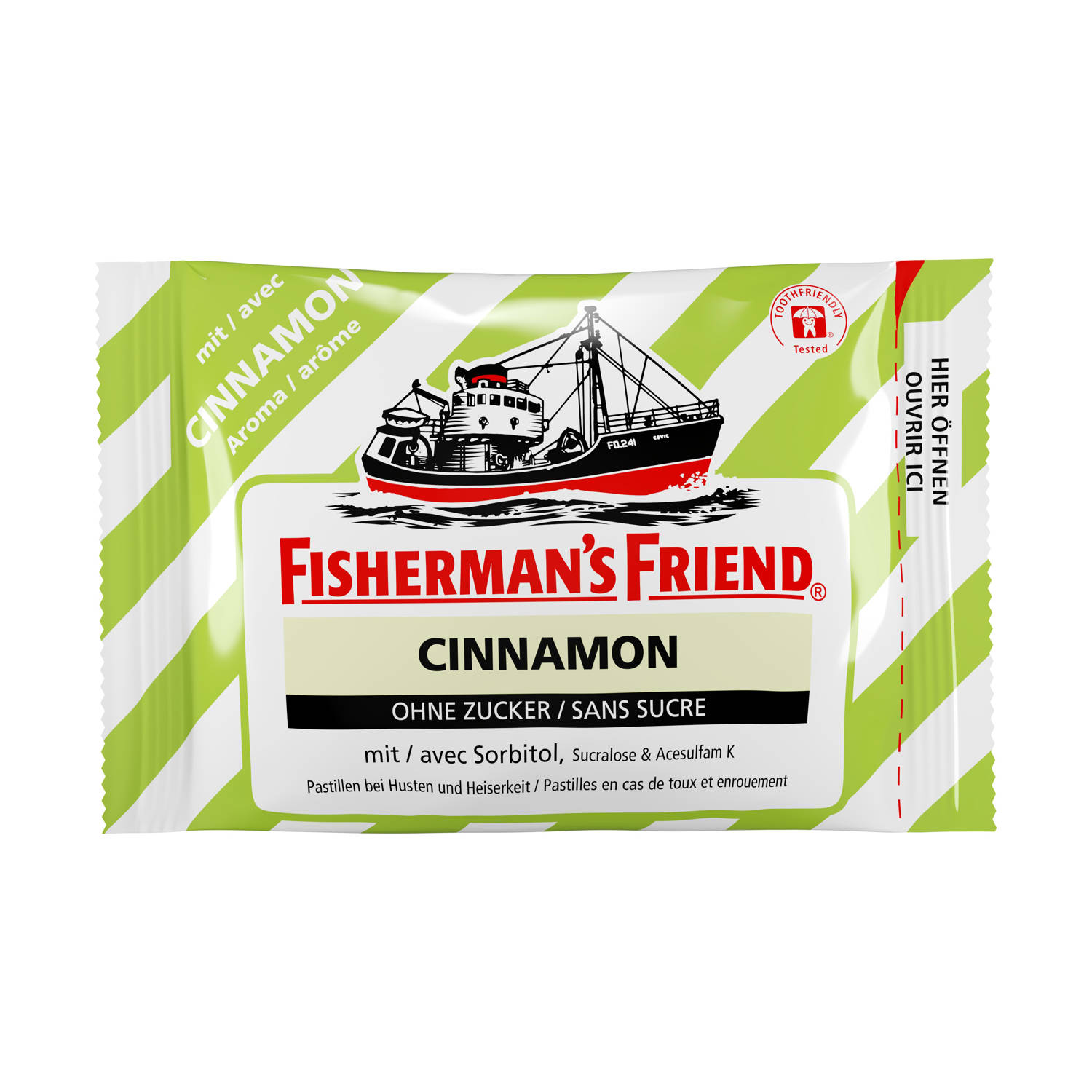Fisherman's Friend Pastillen Cinnamon ohne Zucker Btl 25 g