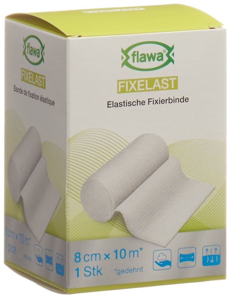 Flawa Fixelast bande de gaze 8cmx10m