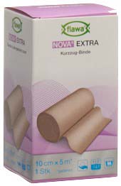 Flawa Nova Extra bande à extensibilié courte 10cmx5m chair