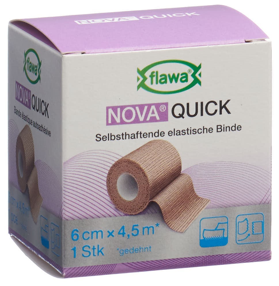 Flawa Nova Quick bande autocollante cohésive 6cmx4.5m chair