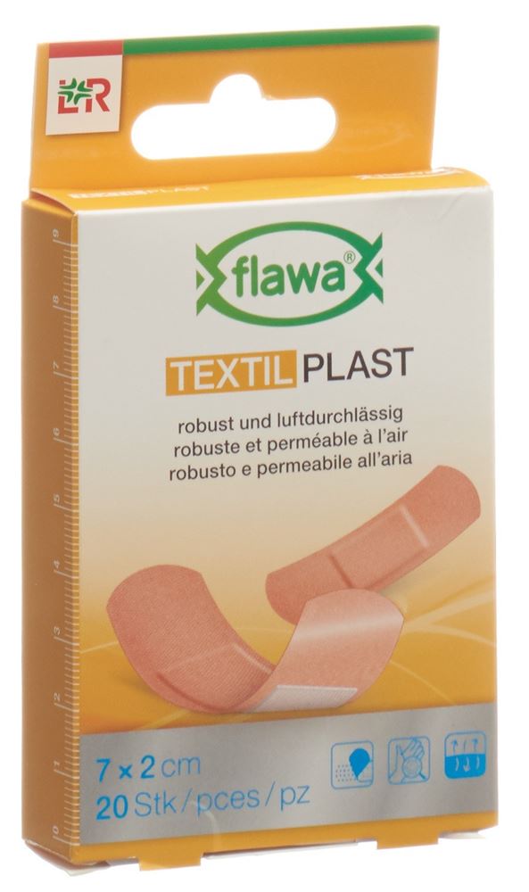 Flawa Textil Plast pansement rapide 2x7cm 20 pce