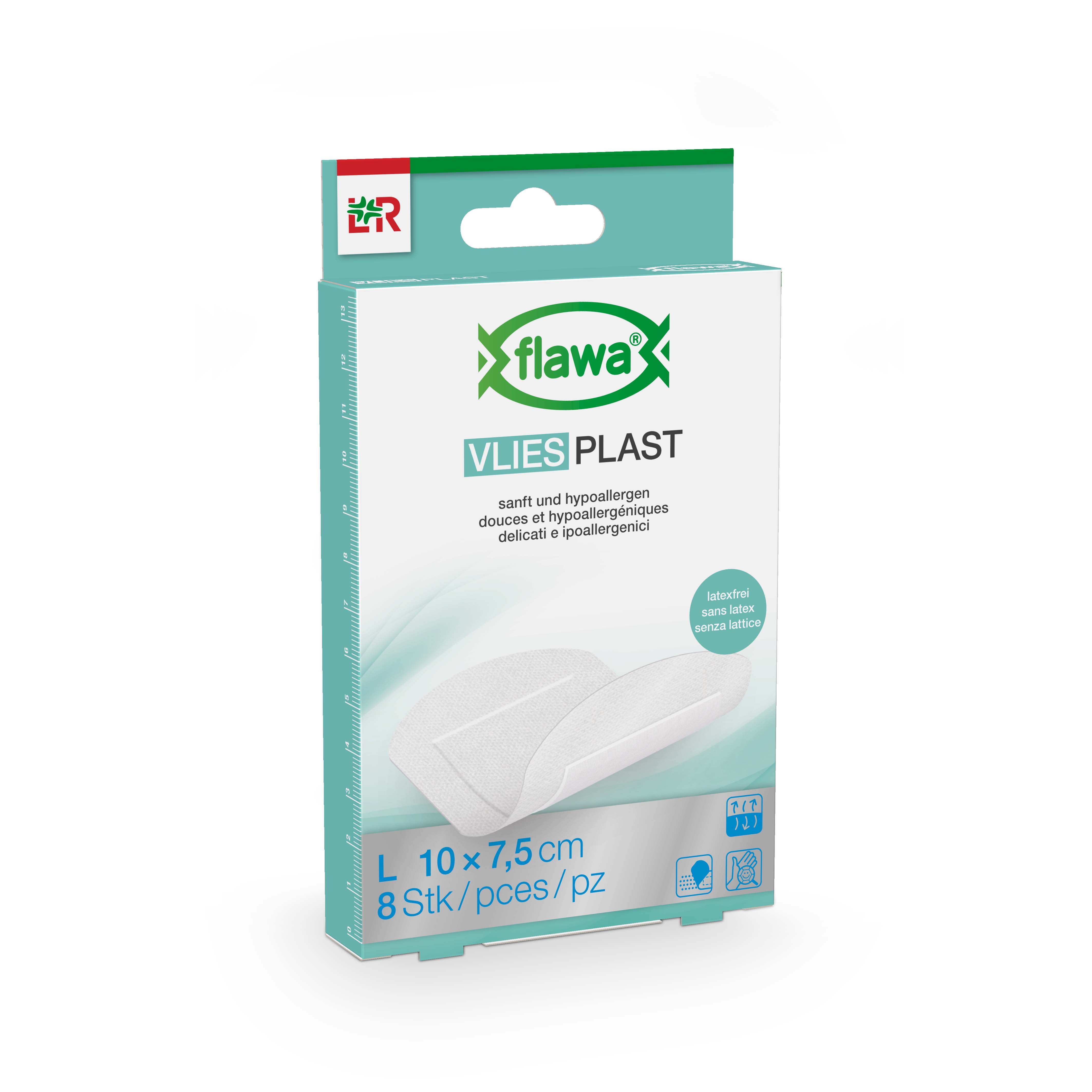 Image of Flawa Vlies Plast Pflasterstrips 7.5x10cm 8 Stk
