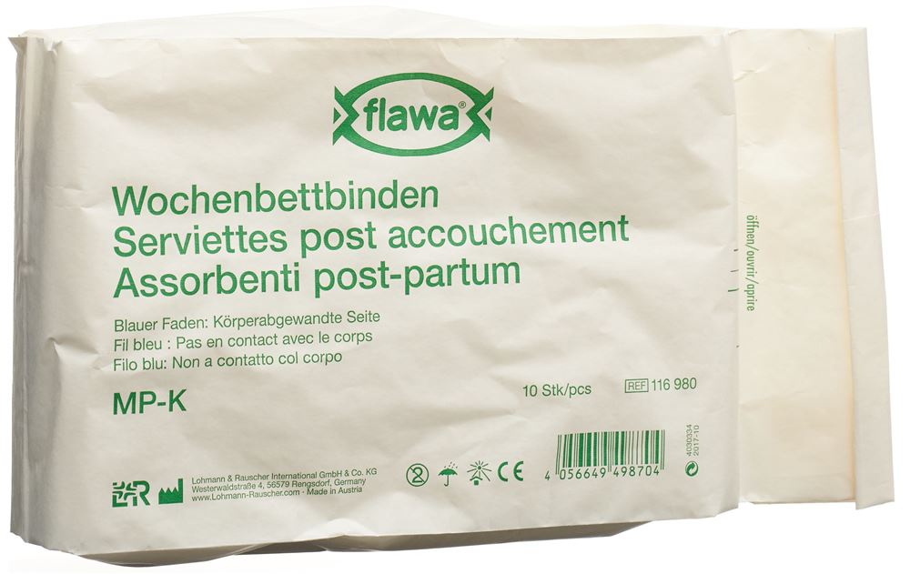 Image of Flawa Wochenbettbinden Mp-K Btl 10 Stk