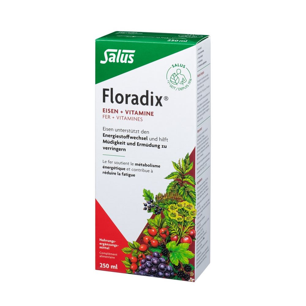 Floradix Fer + vitamines fl 250 ml