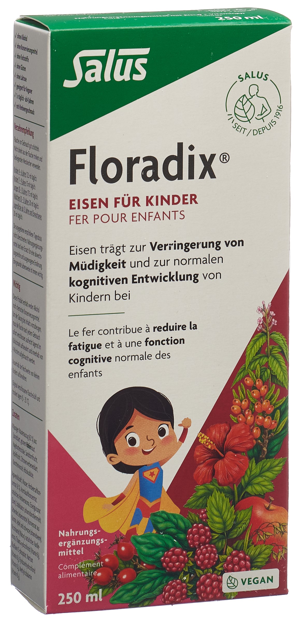 Image of Floradix Eisen + Vitamine für Kinder Fl 250 ml