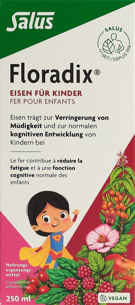 Floradix Eisen + Vitamine für Kinder Fl 250 ml