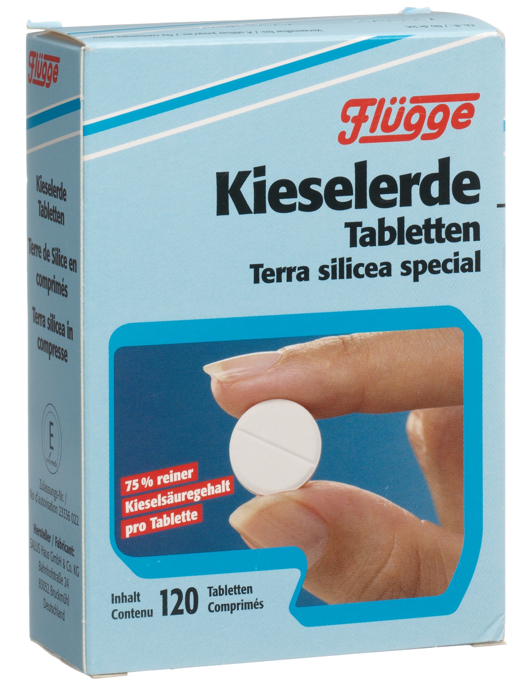 Image of Flügge Kieselerde Tabl 120 Stk