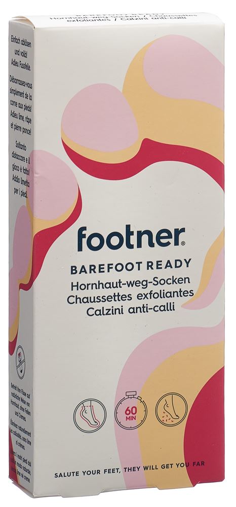 Footner Hornhaut-weg-Socken Barefoot ready