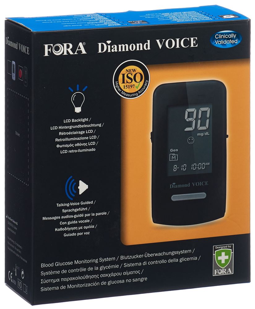 Image of Fora Diamond Voice mit Sprachführung Fr/En mmol/L
