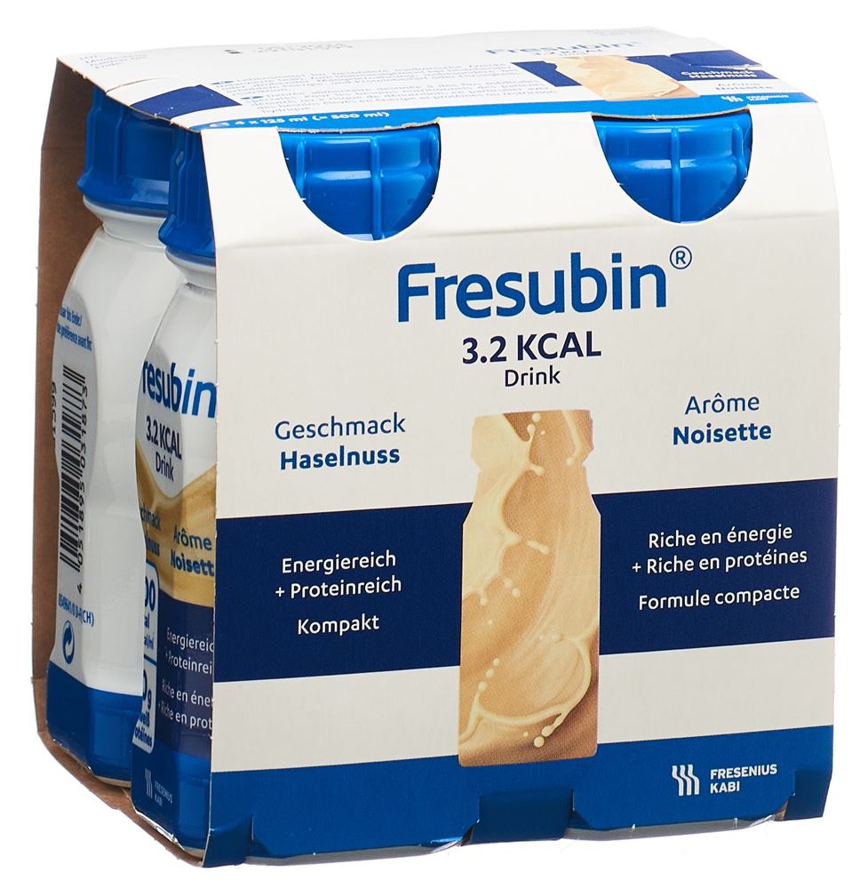 Fresubin 3.2 kcal Drink Haselnuss 4 Fl 125 ml