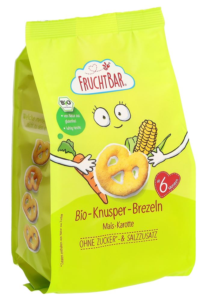 Image of Fruchtbar Knusper-Brezeln Bio Mais-Karotte Btl 25 g
