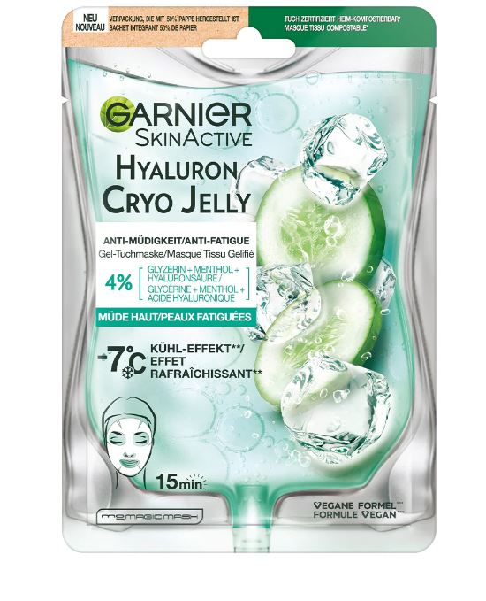 Garnier SkinActive Cryo Jelly maschera in tessuto viso bustina 27 g