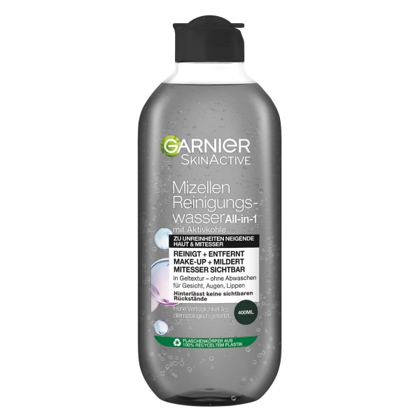 Image of Garnier SkinActive Micellar Jelly Water Charcoal Fl 400 ml