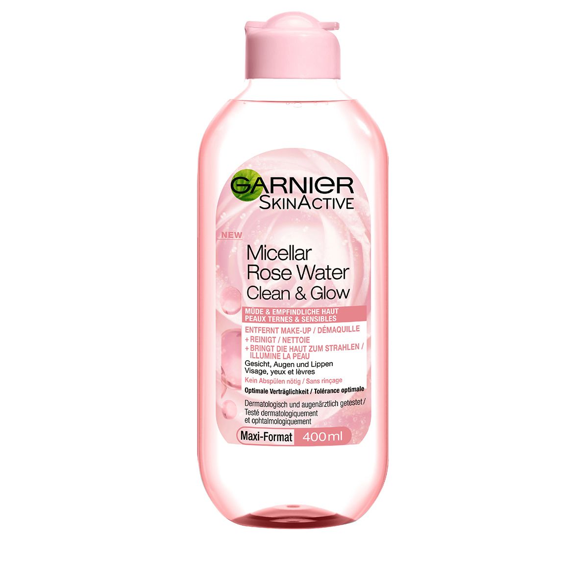 Garnier SkinActive eau micellaire à l'eau de rose fl 400 ml