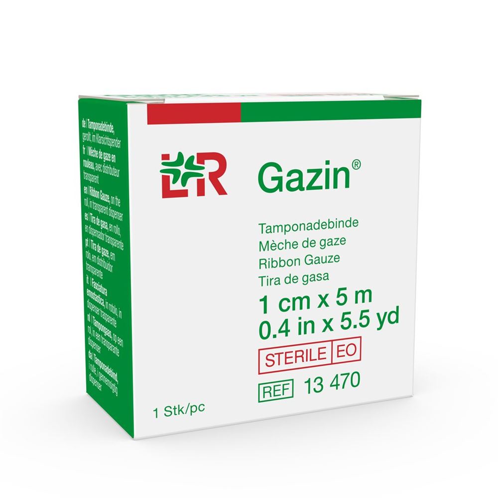 Gazin tamponi in banda 1 cm x 5 m sterile