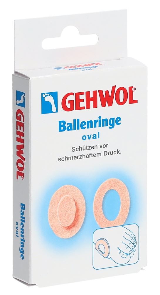 Gehwol Ballenringe oval 6 Stk