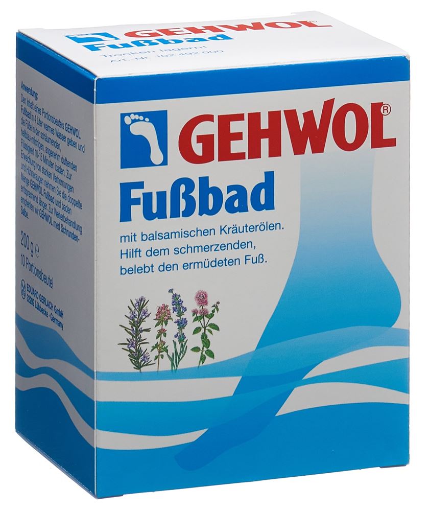 Gehwol bain de pieds 10 sach 20 g