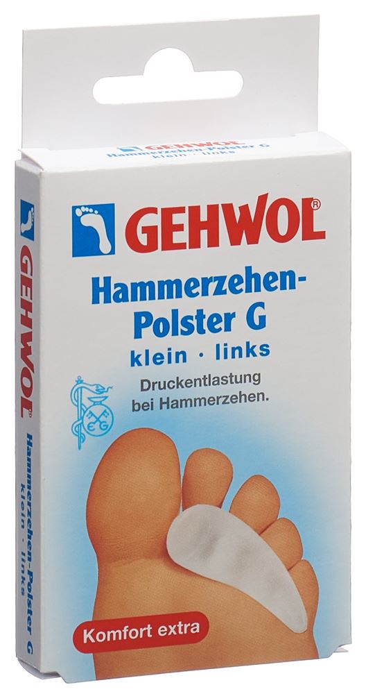 Image of Gehwol Hammerzehen-Polster G klein links