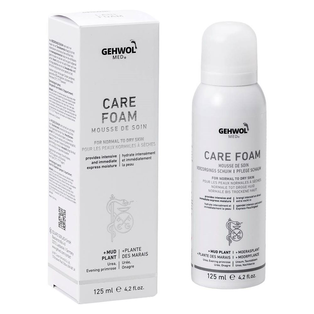 Gehwol MED mousse de soin englisch/französisch/niederländisch/deutsch Ds 125 ml