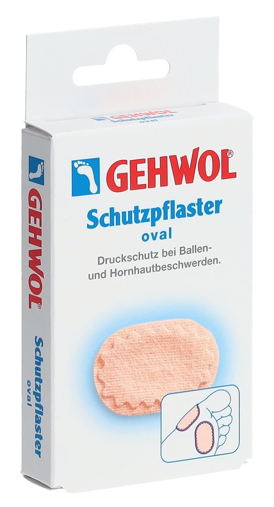 Gehwol Schutzpflaster oval 4 pce