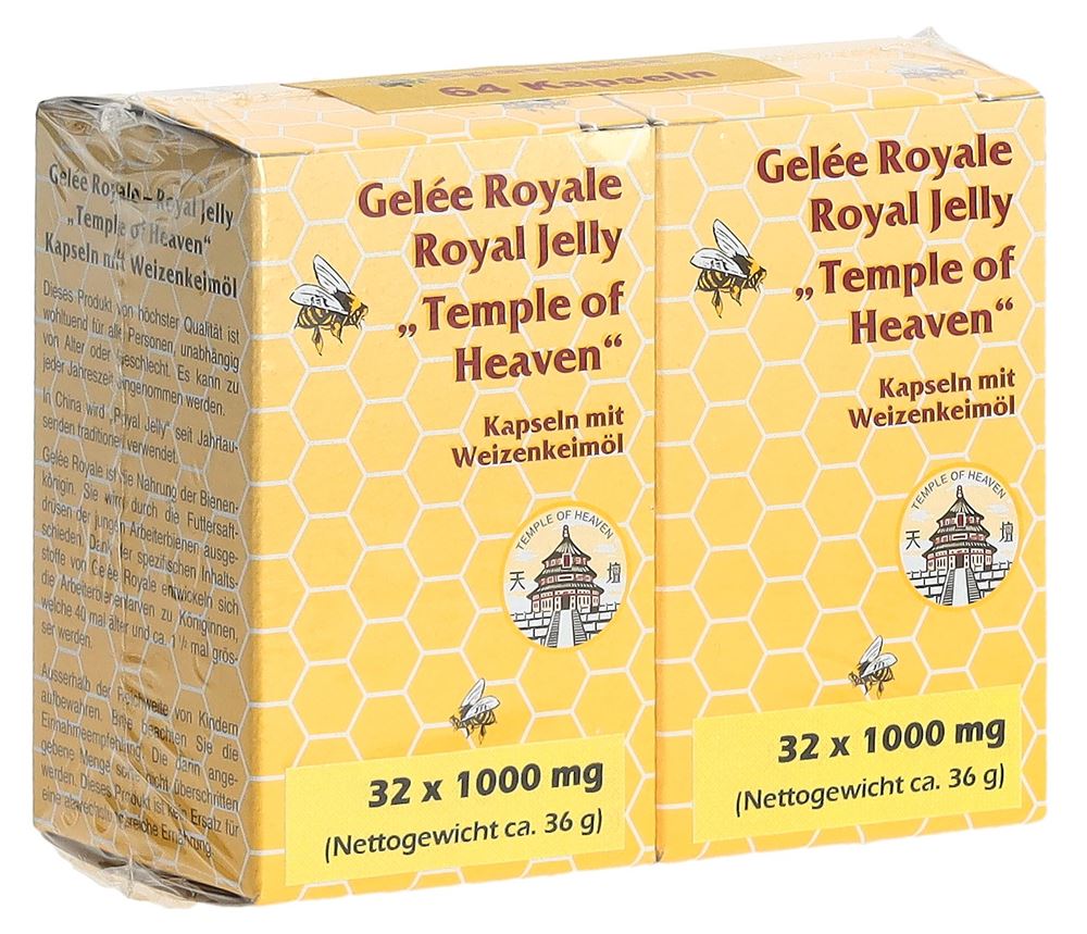 Image of Gelée Royale Royal Jelly Kaps Temple of Heaven Ds 64 Stk