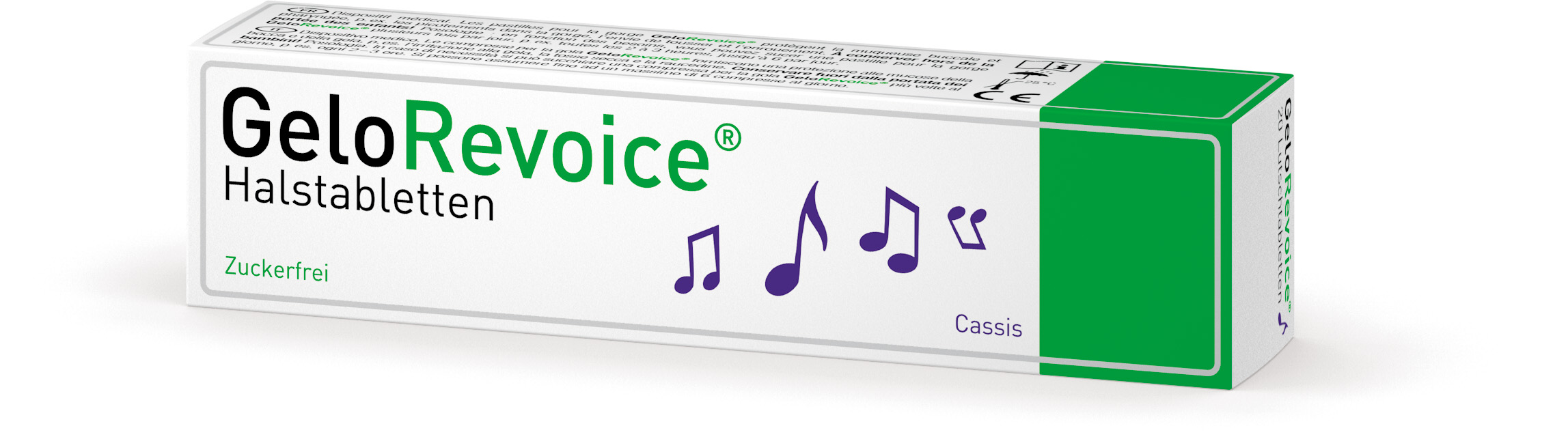 GeloRevoice Halstabletten Cassis 20 Stk
