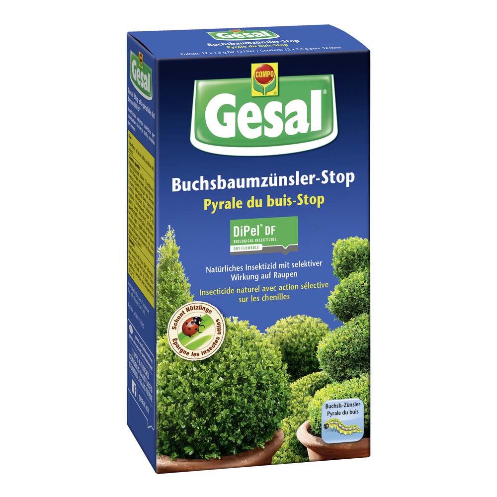 Gesal Pyrale du buis-stop DiPel DF 12 x 1.5 g