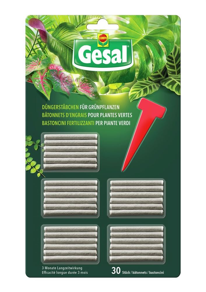 Gesal Düngerstäbchen für Grünpflanzen 30 Stk
