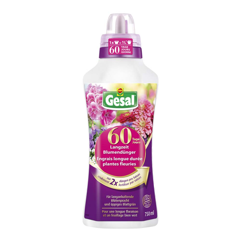 Gesal Engrais longue durée plantes fleuries fl 750 ml