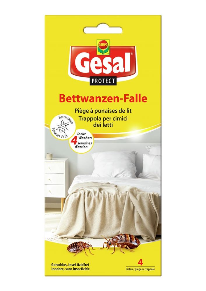 Gesal Protect Trappola per cimici da letto 2 x 2 pezzi