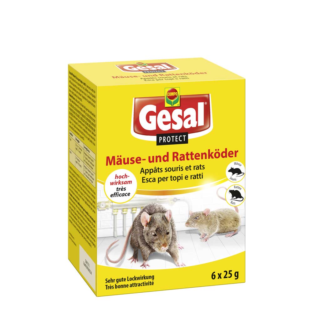 Image of Gesal Protect Mäuse- und Rattenköder 6 x 25 g