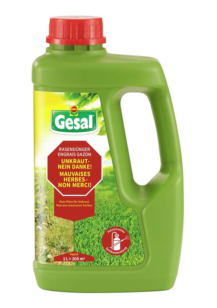 Gesal Rasendünger Unkraut-Nein danke! Fl 1 lt