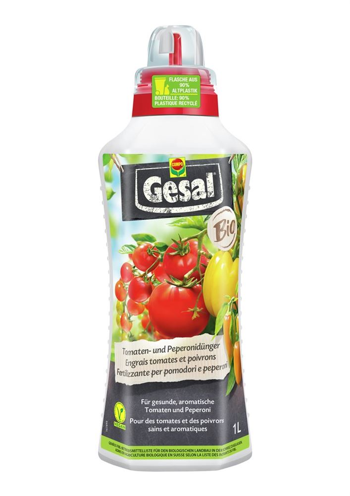 Gesal Tomaten- und Peperonidünger Bio Fl 1 lt