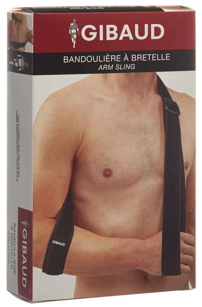 Gibaud tutore con bretella nero