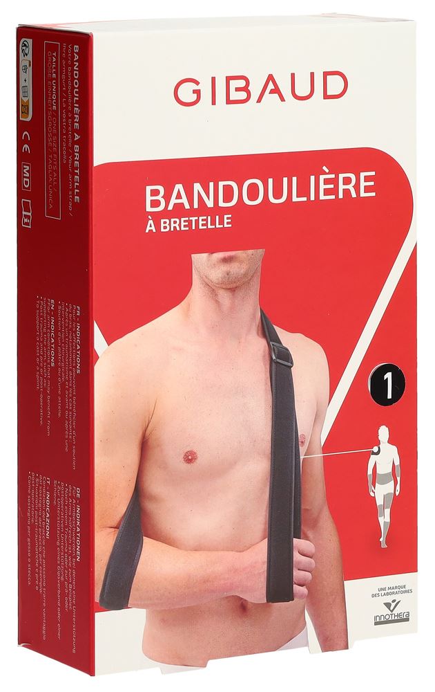 Gibaud tutore con bretella nero