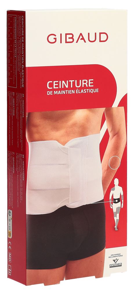 Gibaud Bauchgurt elastisch Gr2 76-90cm weiss