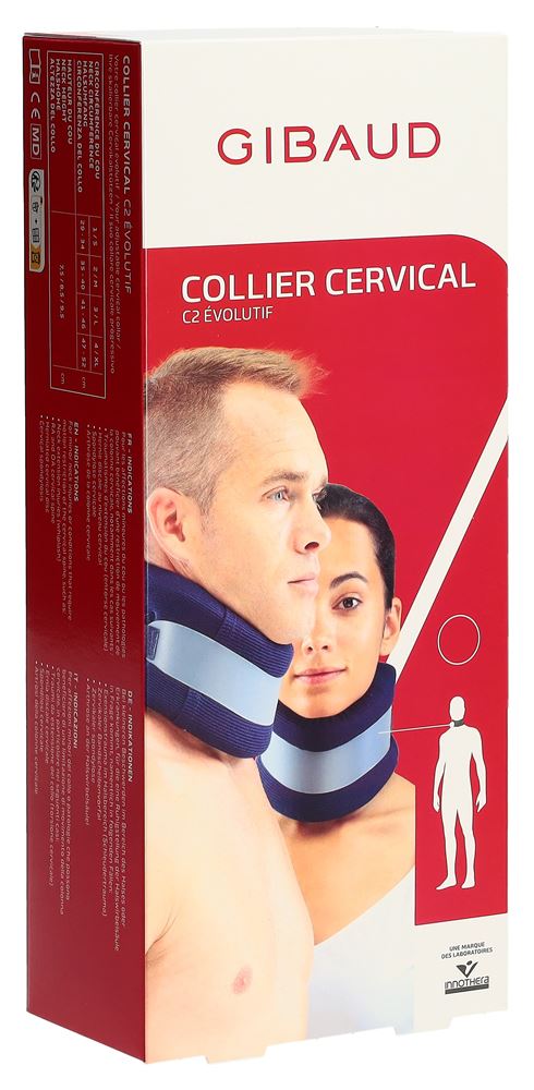 Gibaud Cervicalstütze C2 7.5cm Gr2 35-40cm verstärkt