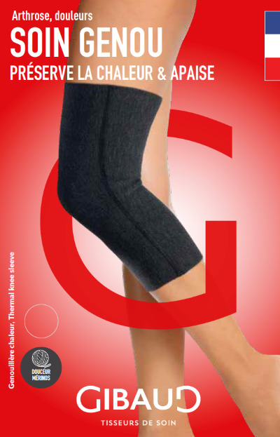Gibaud Chaleur Ginocchiera XL antracite