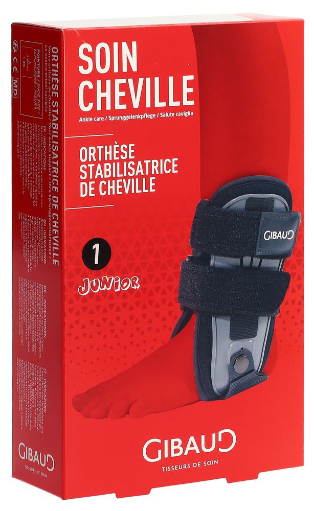 Gibaud orthèse stabilisatrice de cheville junior