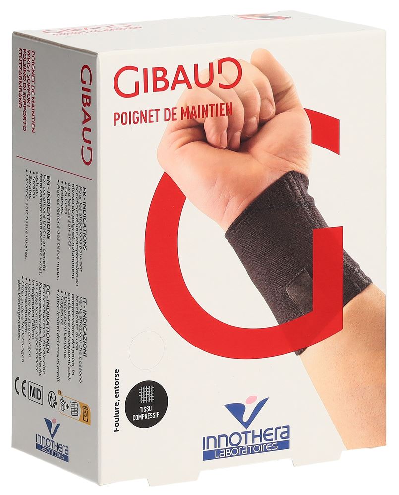 Gibaud poignet de maintien Gr3 17-19cm noir