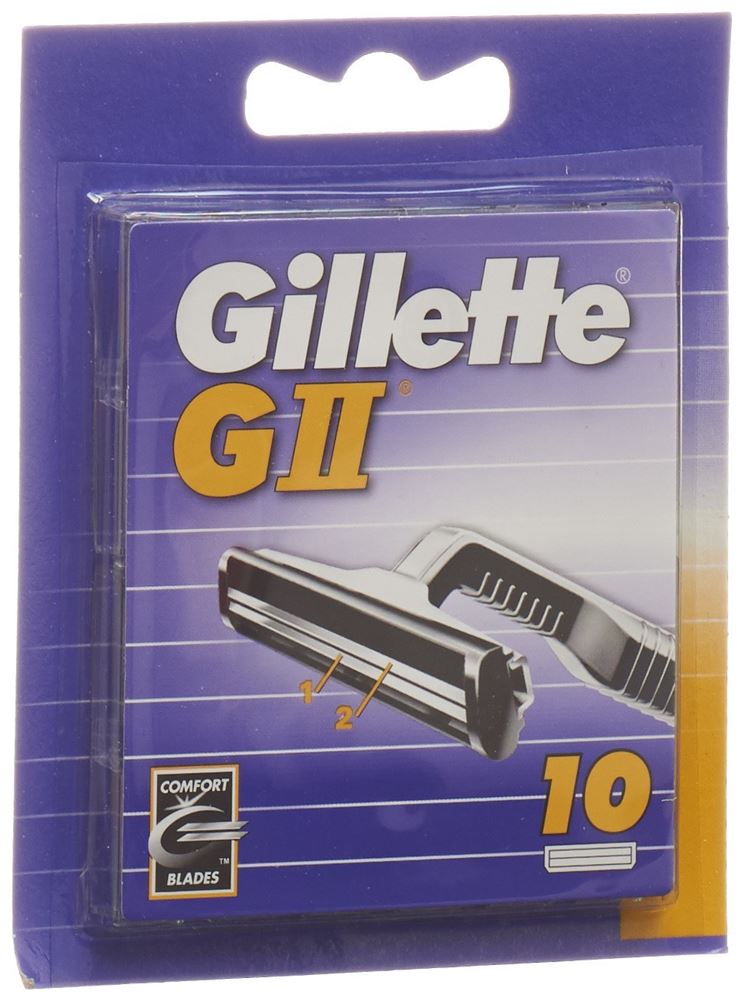 Image of Gillette GII Ersatzklingen 10 Stk