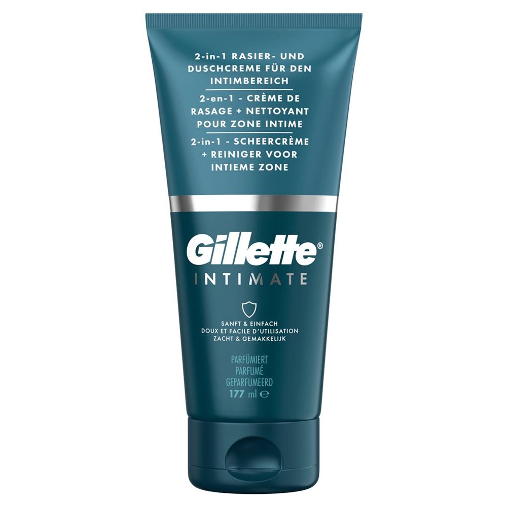 Gillette Intimate 2in1 Rasiercreme für den Intimbereich Tb 177 ml