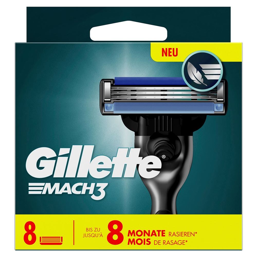 Image of Gillette Mach3 Systemklingen 8 Stk