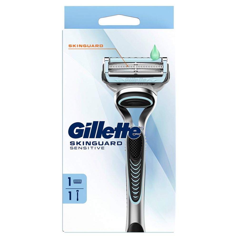 Image of Gillette SkinGuard Sensitive Rasierapparat Aloe Vera mit 1 Klinge