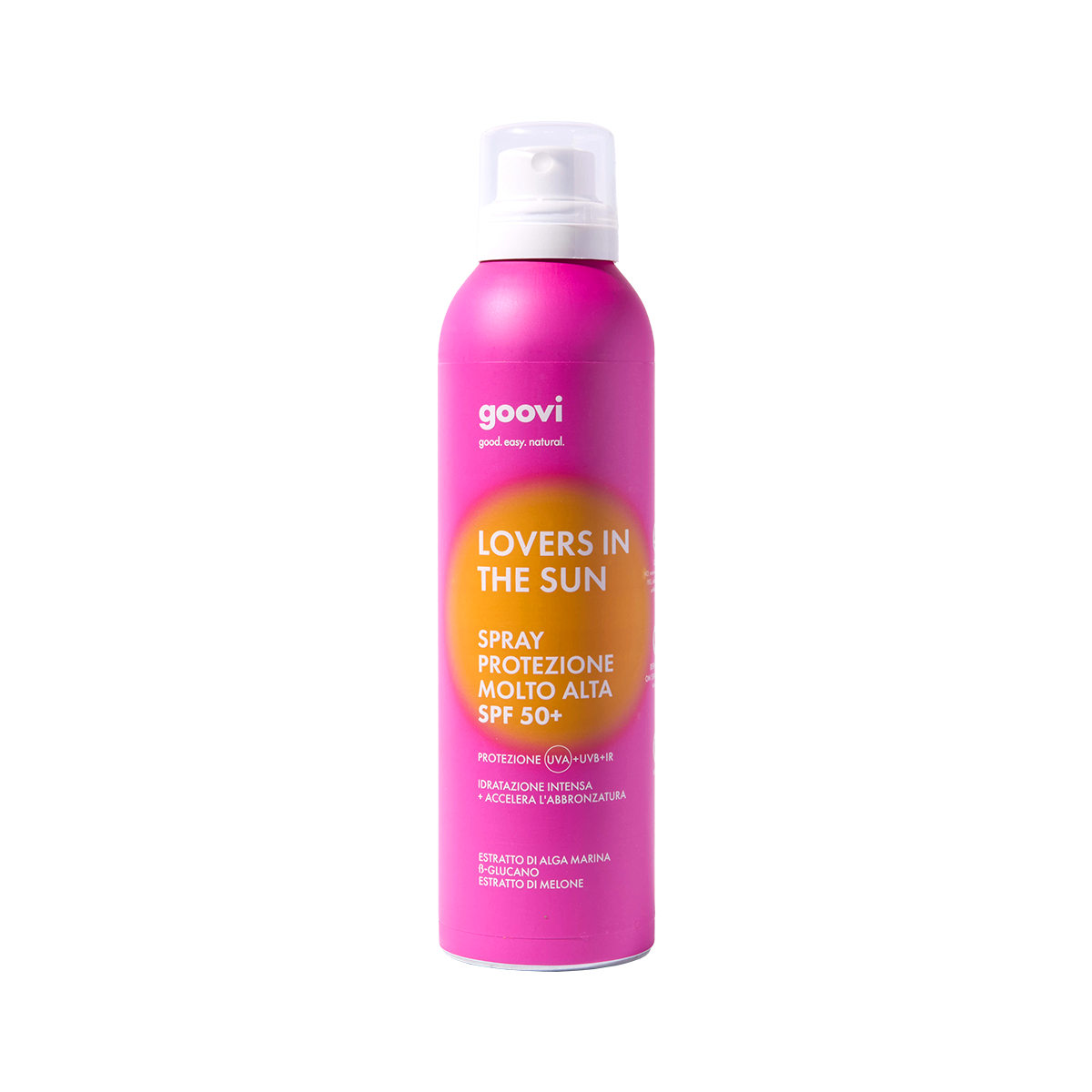 Goovi Lovers IN THE SUN Crème solaire pour le corps avec facteur de protection très haut Spf50+ spr 200 ml