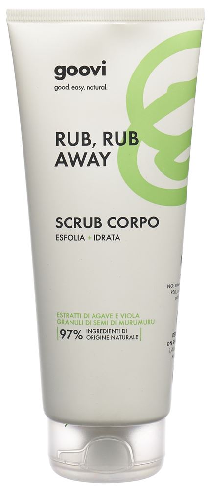 Goovi - Rub, Rub Away– Gommage corps, RUB, RUB AWAY – Körper-Peeling, 200 ml