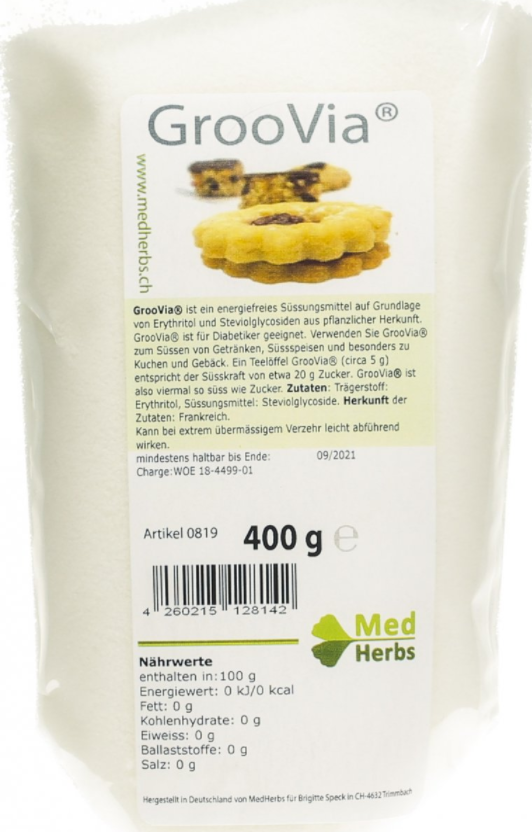 Image of GrooVia Stevia Btl 400 g